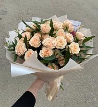 Букет Кремовые розы Латте в Балашихе